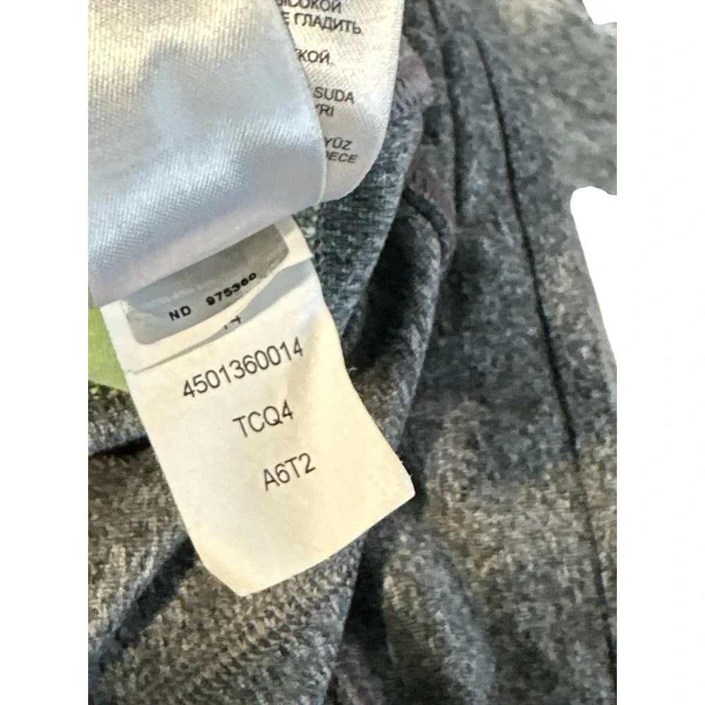 The North Face Side Stripe Women's Leggings Size M Gray/Lime Logo/Stripe RN61661